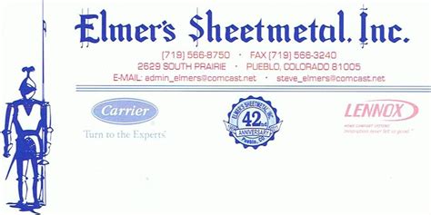 elmers sheet metal pueblo|elmer's plumbing and heating.